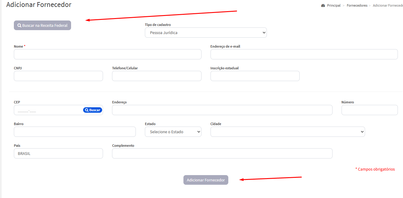 Exemplo de Configuração