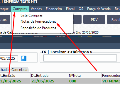Exemplo de Configuração