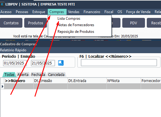 Exemplo de Configuração
