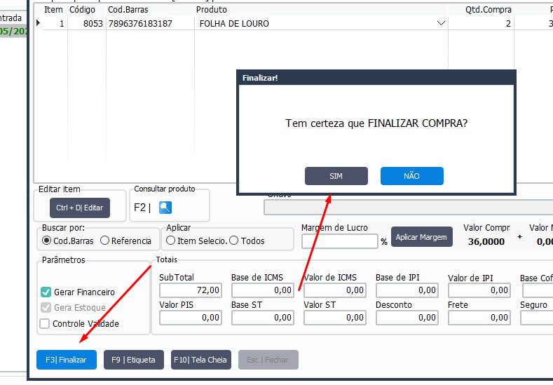 Exemplo de Configuração