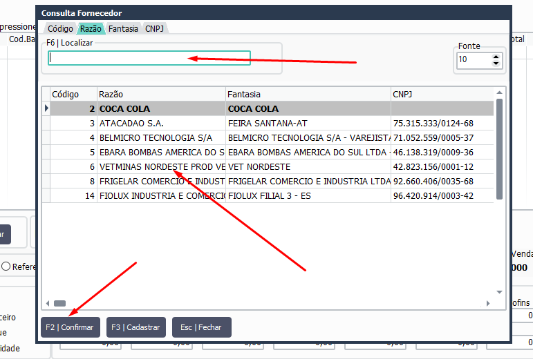 Exemplo de Configuração