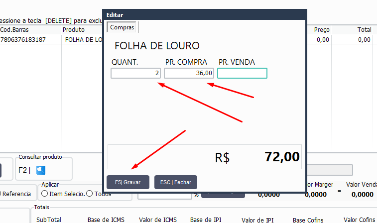 Exemplo de Configuração