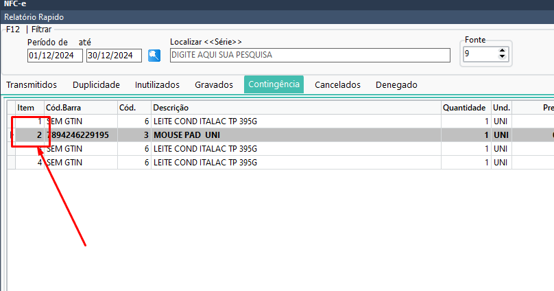 Exemplo de Configuração