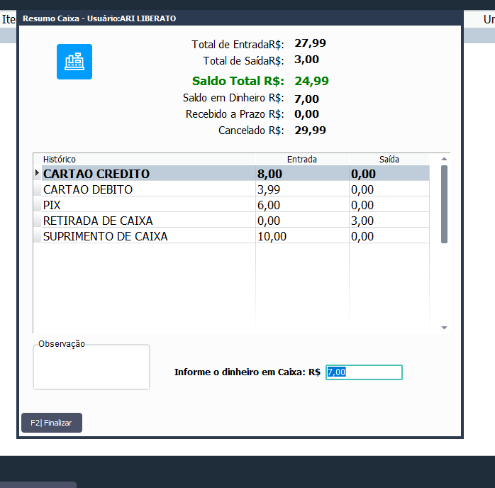 Exemplo de Configuração