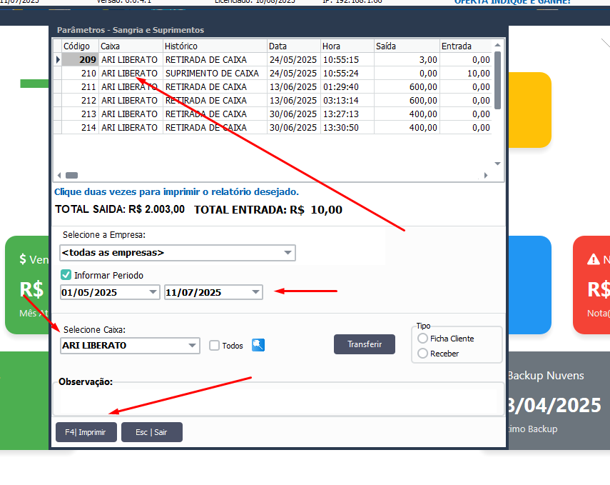 Exemplo de Configuração
